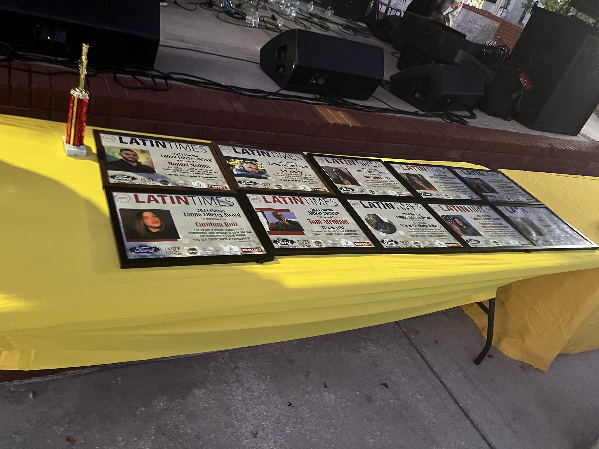 Cuban sandwich competition display